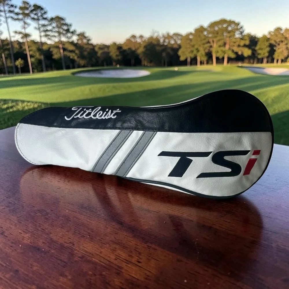 Titleist Golf TSi Driver Golf Club Head Cover Headcover Black Gray White